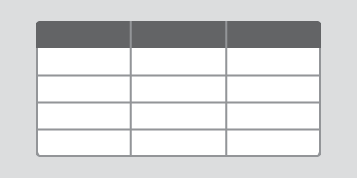 Depiction of a table module